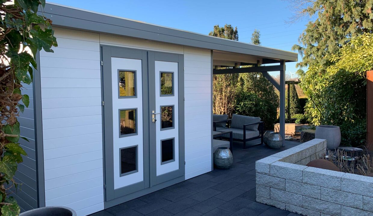 Abri de jardin bois 9 m² MH 3030 F + 300 SD - vue 3