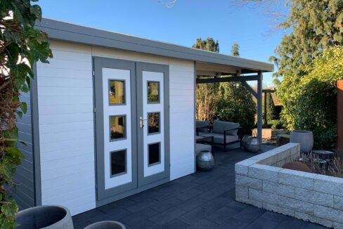 Abri de jardin bois 9 m² MH 3030 F + 300 SD - vue 3