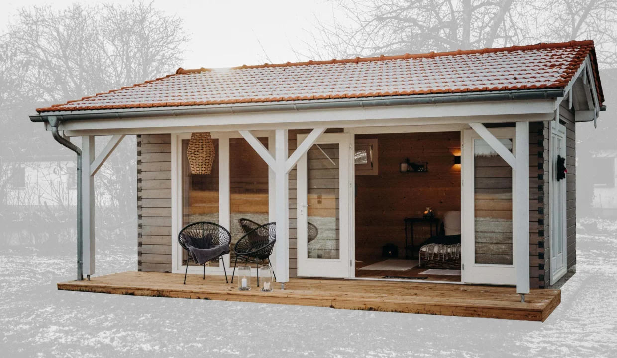 Sauna extérieur en bois 23,34 m² Hanni - vue 1