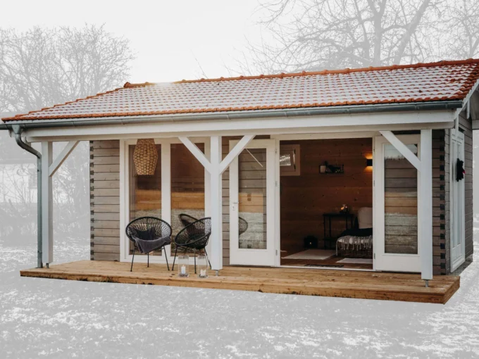 Sauna extérieur en bois 23,34 m² Hanni - vue 1