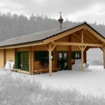 Chalet en bois 112 m² Black Forest - vue 1