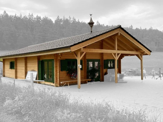 Chalet en bois 112 m² Black Forest - vue 1
