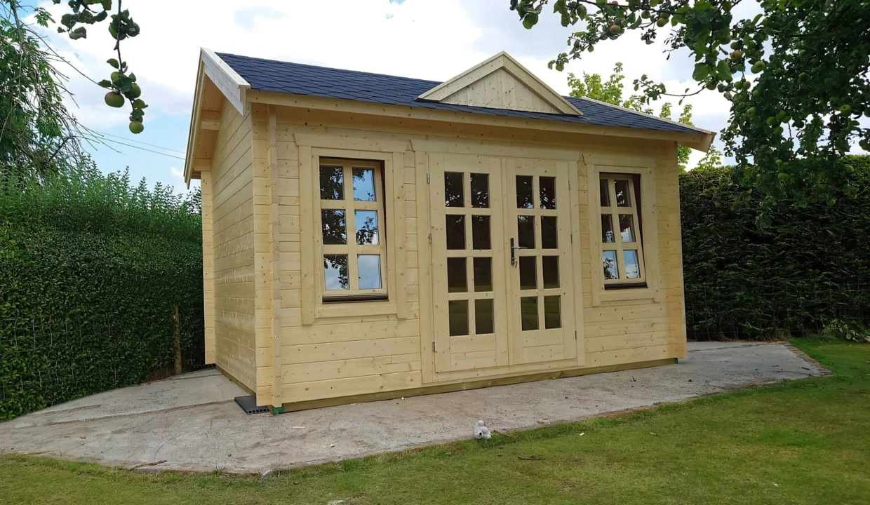 Abri de jardin bois 12 m² Cheshire - vue 2