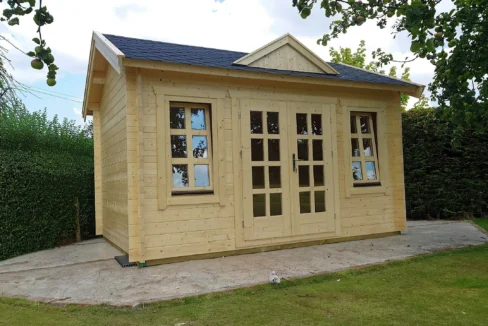 Abri de jardin bois 12 m² Cheshire - vue 2