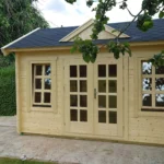 Abri de jardin bois 12 m² Cheshire - vue 1