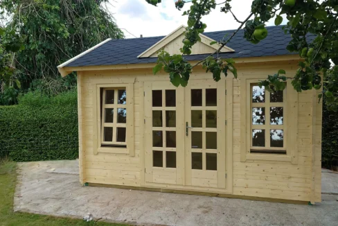 Abri de jardin bois 12 m² Cheshire - vue 1