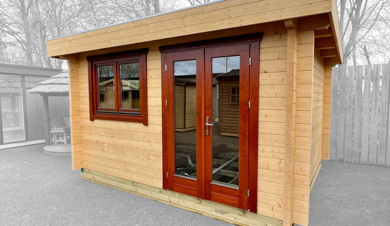 Abri de jardin bois 12 m² Leicester - vue 3