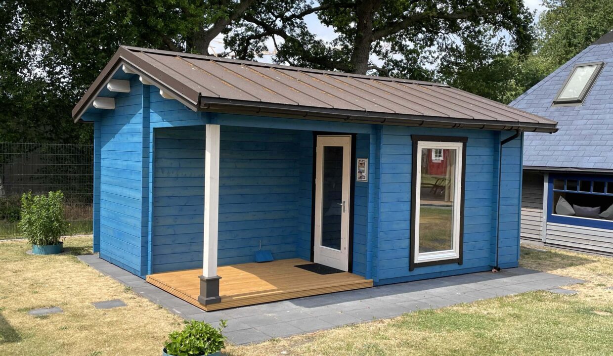 Sauna extérieur en bois 20 m² Steenfelde - vue 2