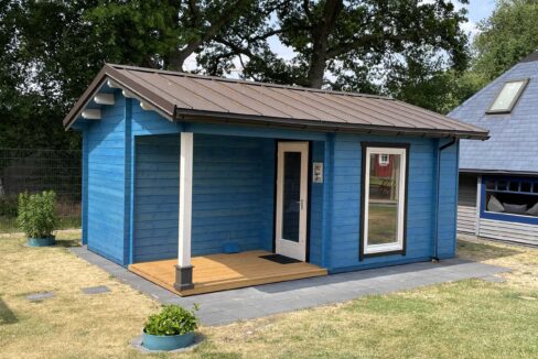 Sauna extérieur en bois 20 m² Steenfelde - vue 2