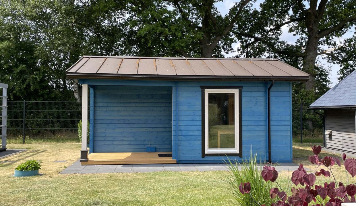 Sauna extérieur en bois 20 m² Steenfelde - vue 3