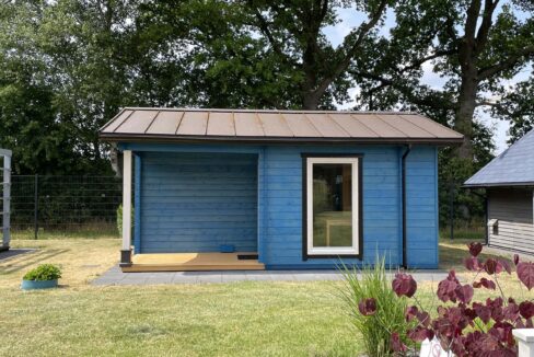 Sauna extérieur en bois 20 m² Steenfelde - vue 3