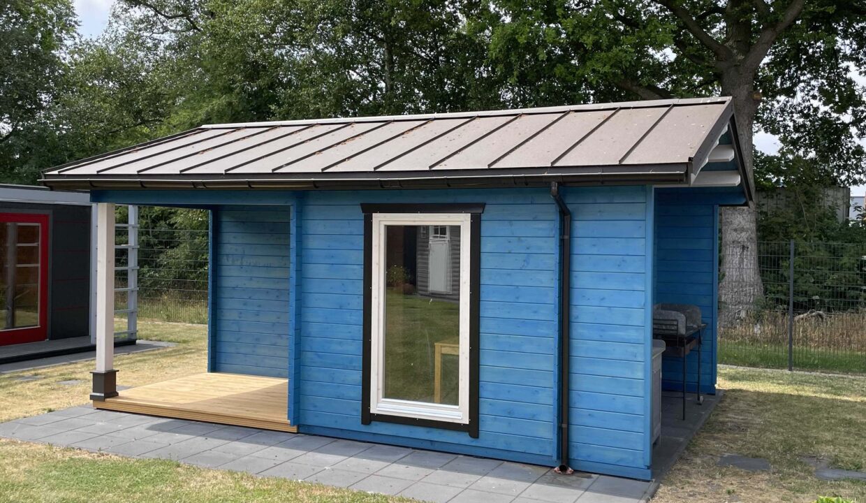 Sauna extérieur en bois 20 m² Steenfelde - vue 4
