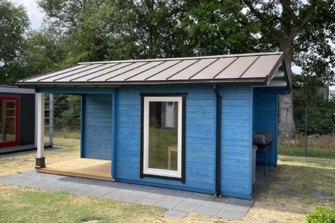 Sauna extérieur en bois 20 m² Steenfelde - vue 4