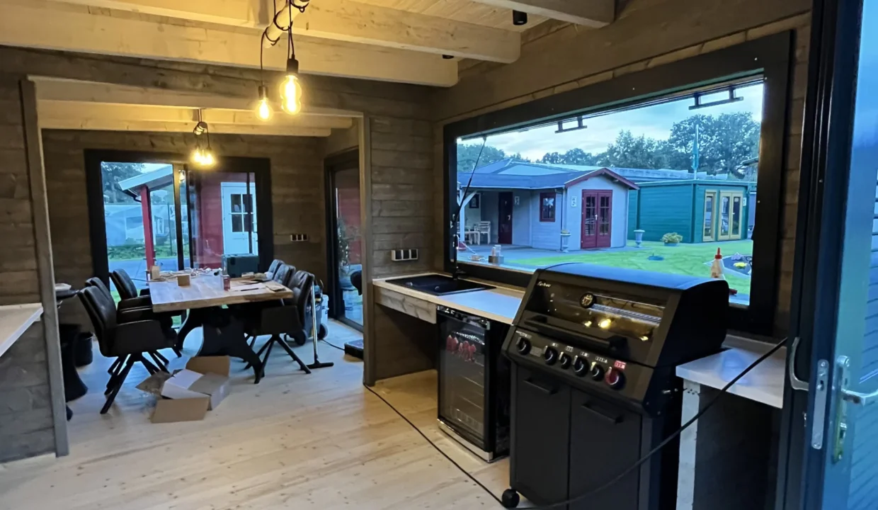 Abri barbecue en bois 21,08 m² BBQ House - vue 4