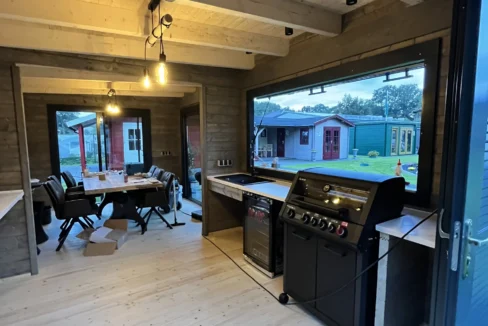 Abri barbecue en bois 21,08 m² BBQ House - vue 4