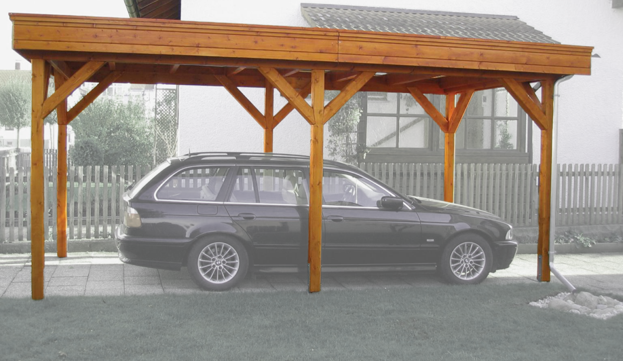 CARPORT LINEA 3060 F - 18 m² - vue 1