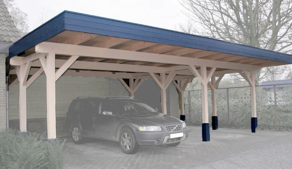 CARPORT DUO 8041 F - 33,12 m² - vue 1
