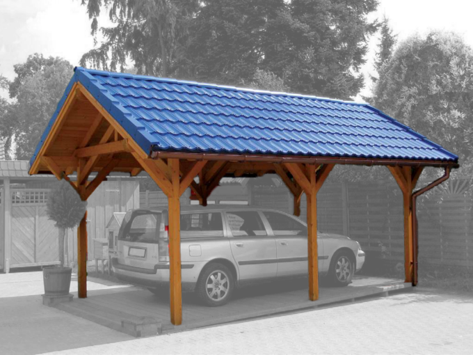 CARPORT TRIANGLE 3052 S - 15,69 m² - vue 1