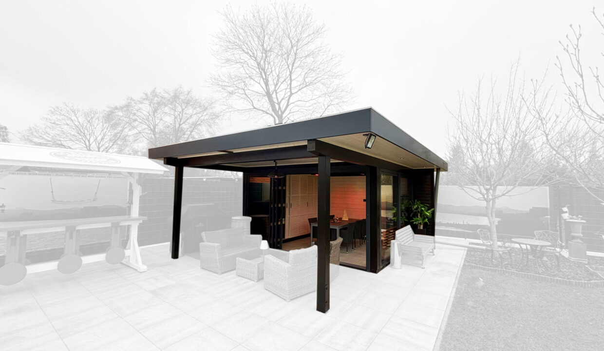 Construction de jardin en bois m² Bbqhouse Ii - vue 1