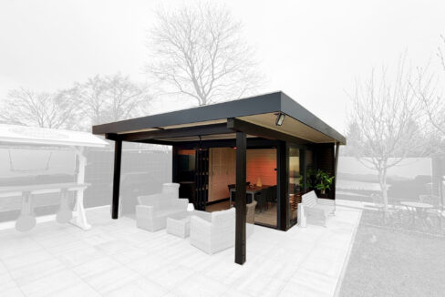 Construction de jardin en bois  m² Bbqhouse Ii - vue 1