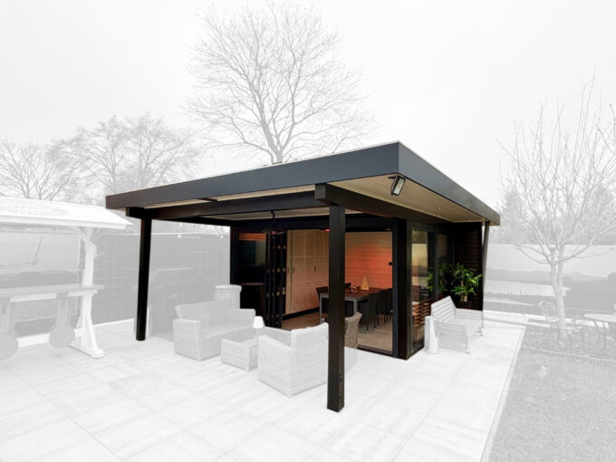 Construction de jardin en bois  m² Bbqhouse Ii - vue 1