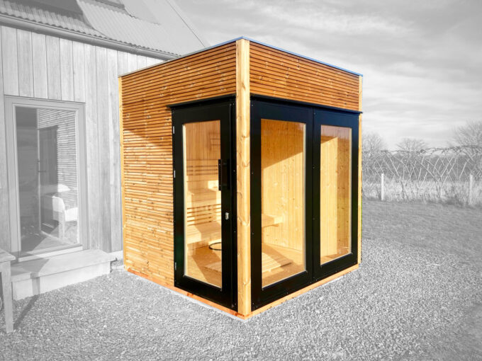 Sauna extérieur en bois 5,29 m² Haga - vue 1