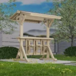 Abri de jardin en bois BARTABLE - 5,76 m² - vue 1