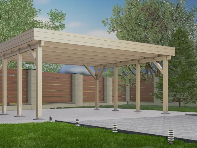 Carport CPF-6054 - 28,11 m² - vue 1
