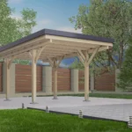Carport CPP-5332 - 17,06 m² - vue 1