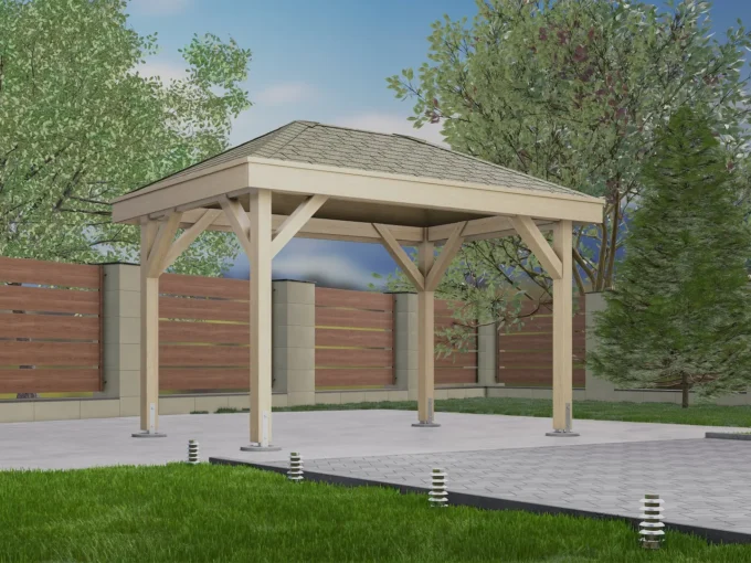 Appentis de jardin FS-4030 - 9,36 m² - vue 1