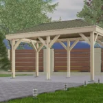 Appentis de jardin FS-5030 - 11,96 m² - vue 1