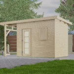 Abri de jardin en bois MHH-3025-P - 7,5 m², 15 mm - vue 1