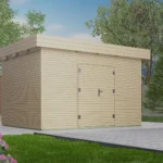 Abri de jardin en bois MHH-4030-F - 12 m², 15 mm - vue 1