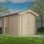 Abri de jardin en bois TS-H28-1934 - 6,46 m², 28 mm - vue 1