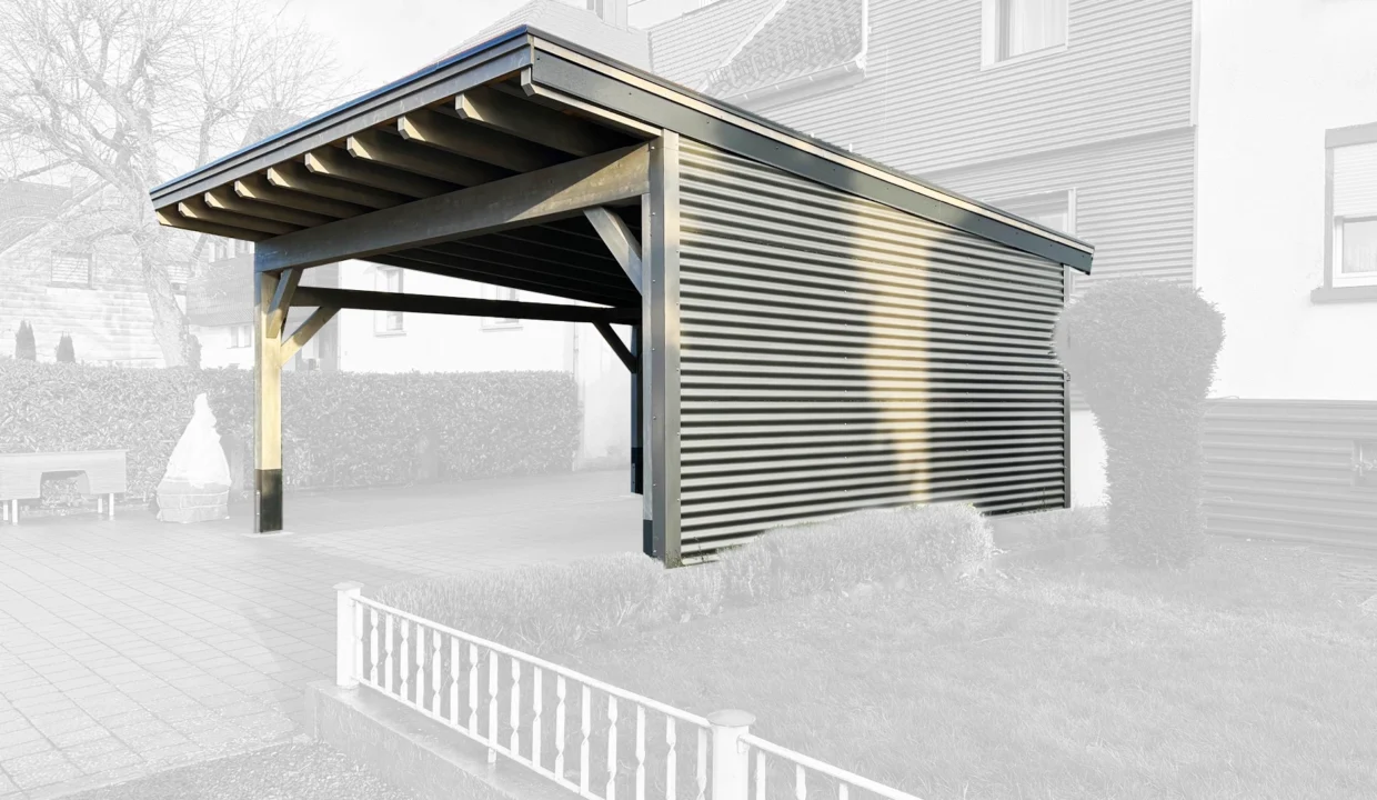 Carport KARST 4860 - 28,92 m² - vue 3