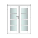Accessoire pour chalet bois T28-DT-GV1-QS - vue 1