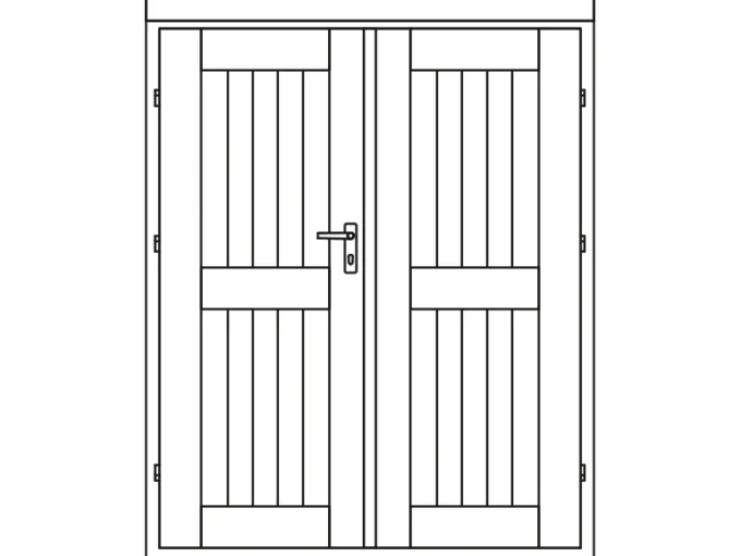 Accessoire pour chalet bois T28-DT-GG - vue 1