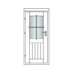 Accessoire pour chalet bois T28-ET-GH - vue 1