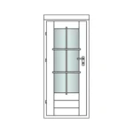 Accessoire pour chalet bois T28-ET-GV3 - vue 1