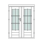 Accessoire pour chalet bois T28-DT-GV3 - vue 1