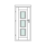 Accessoire pour chalet bois T28-ET-GA3 - vue 1