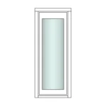 Fenêtre pour chalet bois - F45-EBF-FEST - vue 1