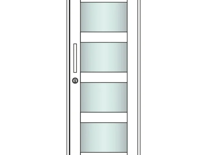 Porte ou menuiserie pour chalet bois - MH-ST-S - vue 1