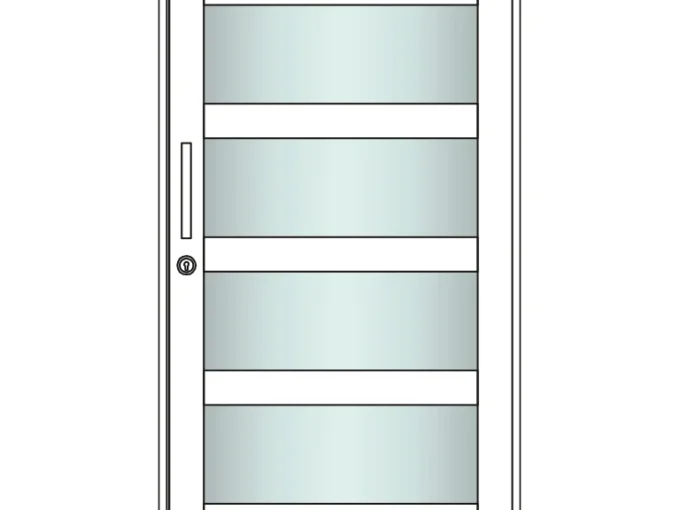 Porte ou menuiserie pour chalet bois - MH-ST-B - vue 1