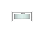 Porte ou menuiserie pour chalet bois - MH-K80 - vue 1