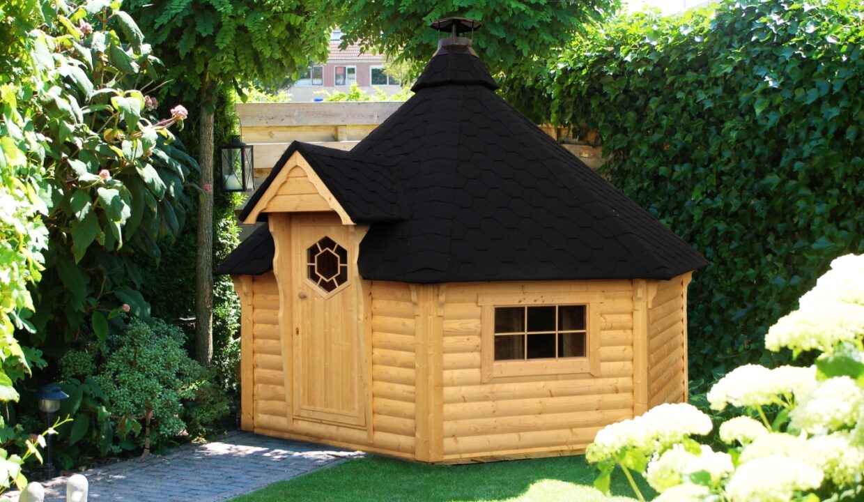Cabine sauna extérieure 16,5 m² - vue 1