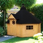 Cabine sauna extérieure 16,5 m² - vue extérieure