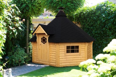 Cabine sauna extérieure 16,5 m² - vue 1