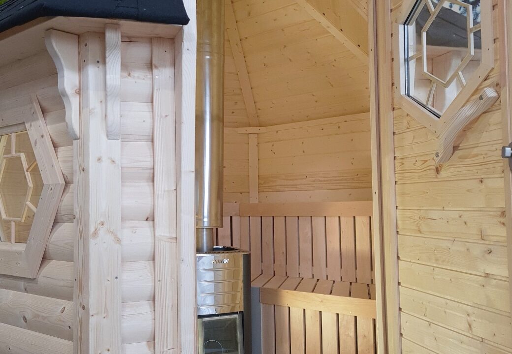 Cabine sauna extérieure 4,5 m² - vue 2