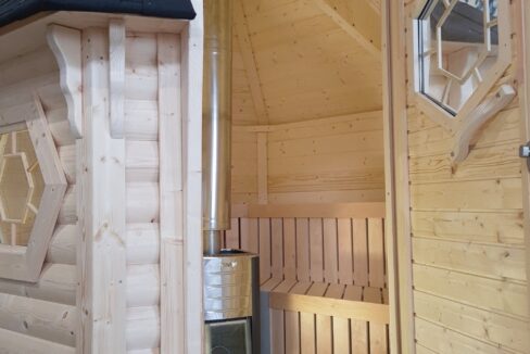 Cabine sauna extérieure 4,5 m² - vue 2
